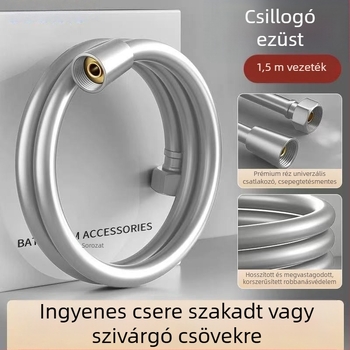 Zuhanyzótömlő kiegészítőcső PVC fejjel, JM074modell, CE tanúsítva
