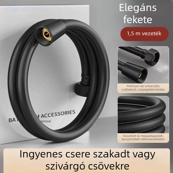 Zuhanyzótömlő kiegészítőcső PVC fejjel, JM074modell, CE tanúsítva