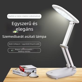 LED gyerekeknek szánt asztali lámpa USB töltéssel, összecsukható kivitel, érintéses vezérlés, beépített Li-ion akkumulátor, CRI ≥90