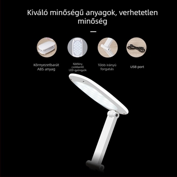 LED gyerekeknek szánt asztali lámpa USB töltéssel, összecsukható kivitel, érintéses vezérlés, beépített Li-ion akkumulátor, CRI ≥90
