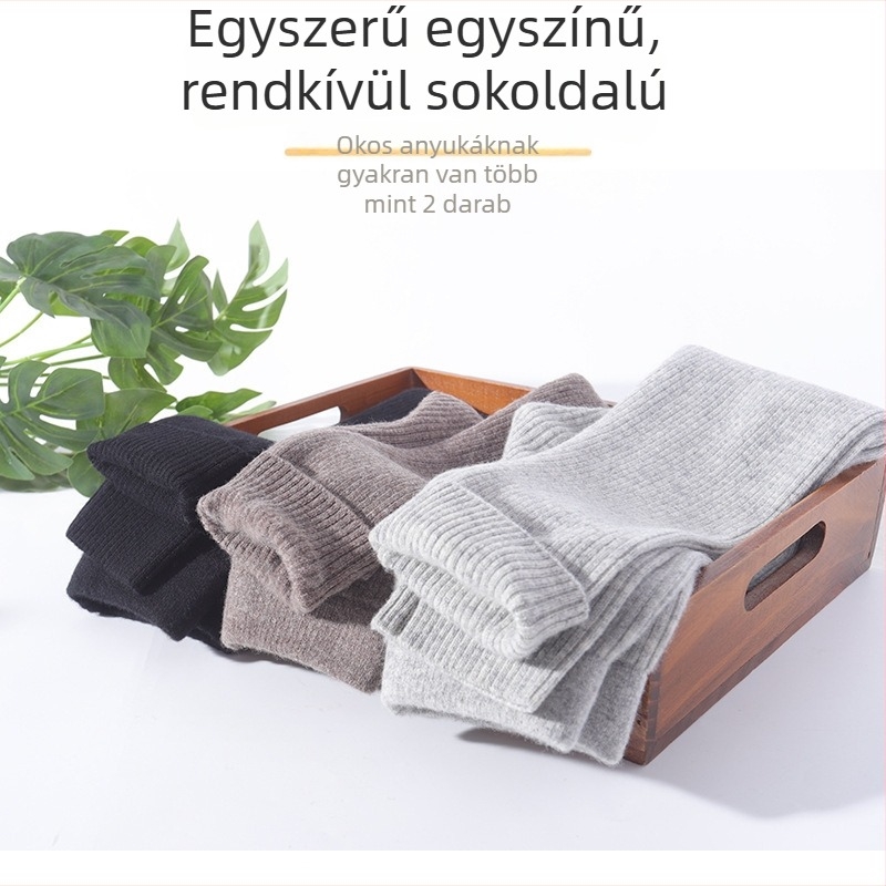 100% gyapjú gyerek nadrág húzózsinórral, vastag téli kivitel, magas derekú