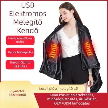 Elektromos takaró téli melegítéshez – Farley velúr, poliészter rost, 500 g