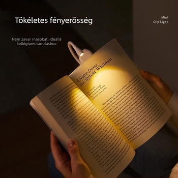 LED asztali lámpa beépített akkumulátorral, szemvédő megvilágítás, éjjeli fény, műanyag árnyékoló, gombos kapcsoló