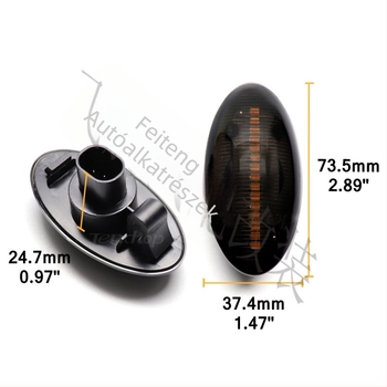 LED oldalsó jelzőfény Suzuki Swift/SX4/Splash és Jimny – 5W, 12V, LED világítás, 3400–7200K, 50 000 órás élettartam