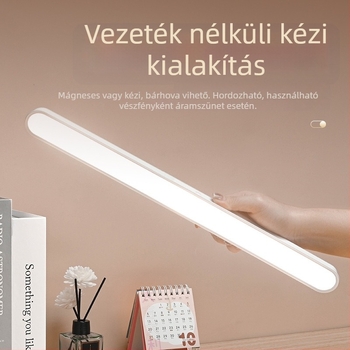 LED asztali lámpa diákoknak – távirányító, beépített Li-ion elem, feszültség ≤36V, műanyag lámpabura, CRI ≥90