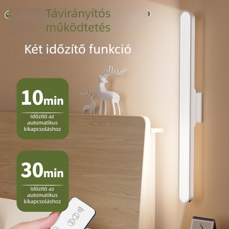 LED asztali lámpa diákoknak – távirányító, beépített Li-ion elem, feszültség ≤36V, műanyag lámpabura, CRI ≥90