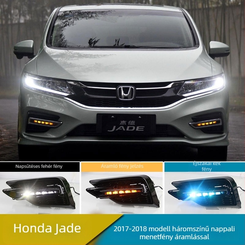 LED nappali világítás Honda Jade 2017-2018, 24W LED, első ködfények, összeszerelés nélkül