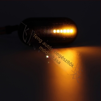Oldalsó LED indexlampa - 12V, 5W, 50 000 óra, modell SL1-00-RE, kompatibil Opel Movano, Renault Megane I Classic, Nissan Primastar Bus, Opel Movano Kipper