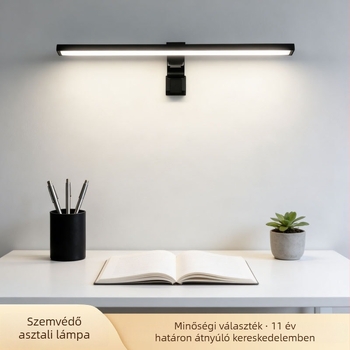 LED falikar tanuláshoz – szemvédelem, USB táplálás, 5W, 5V, érintéses kapcsoló, műanyag árnyékoló, egyszerű, modern stílus