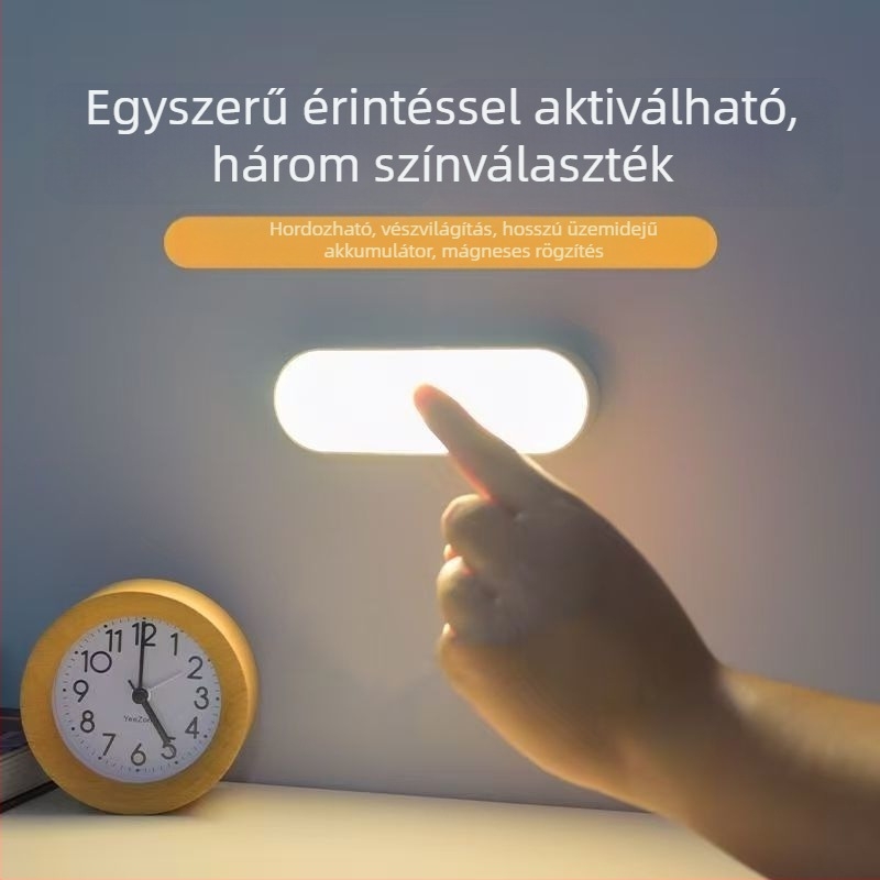 Állítható asztali lámpa tanuláshoz szemvédő funkcióval, USB tápegység, háromszínű éjszakai fény, CE tanúsítvánnyal
