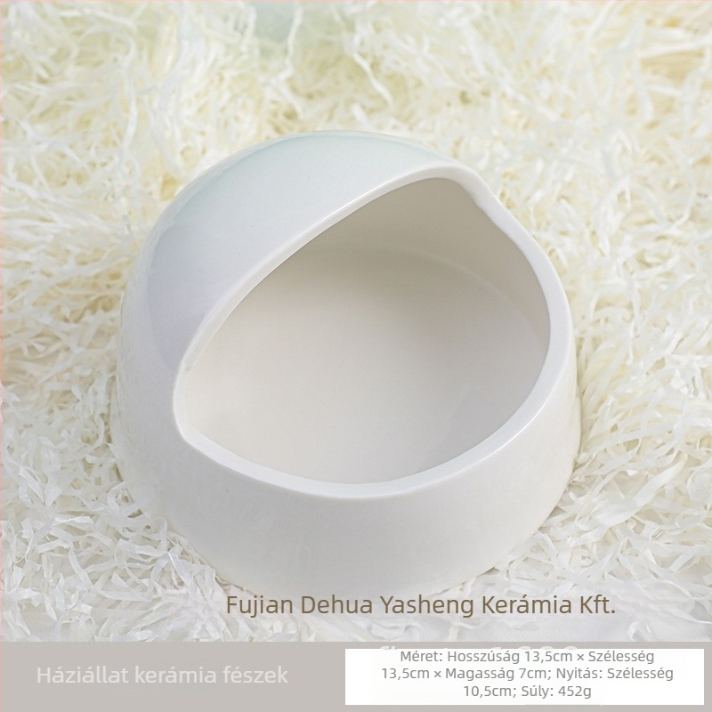 Hámester kerámiás fészek hűtő dizájnnal és alvóház (Kerámia; Márka: Yasheng; Alkalmas: hámster; Stílus: rajzfilm)