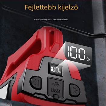 Kézben tartható kétoldalú keresőfény Type-C töltéssel, 15–30W, 8000–15600 mAh akkumulátor, hatótáv >500 m