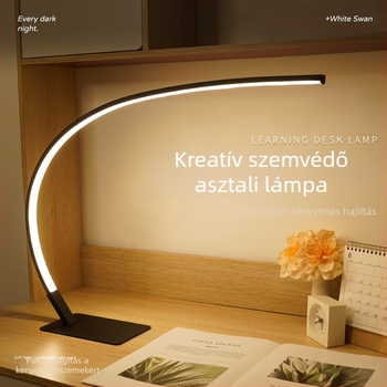 Gyerekek szemvédő teljes spektrumú asztali lámpa tanuláshoz, USB-tápellátás (CRI ≥95; Gombkapcsoló; Feszültség ≤36V)