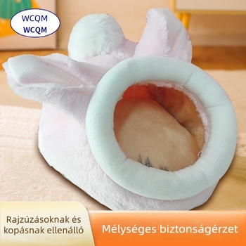 Plüss kutyafészek, rejtett stílus, könnyen tisztítható