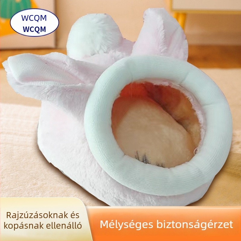Plüss kutyafészek, rejtett stílus, könnyen tisztítható