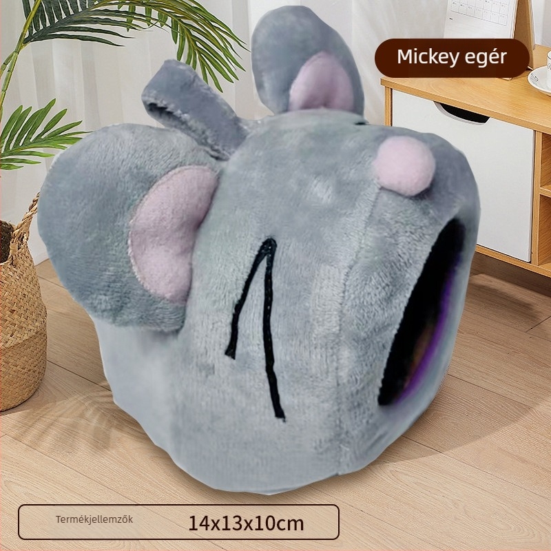 Plüss kutyafészek, rejtett stílus, könnyen tisztítható