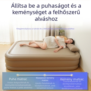 Kültéri felfújható felhőágy kempingezéshez, bővíthető léggömb matrac, kiemelt és megvastagodott nedvességálló alvó matrac