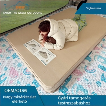 Kemping matrac, vastag, automatikus felfújás, 1–2 főre, 4 kg, 30D kötött anyag