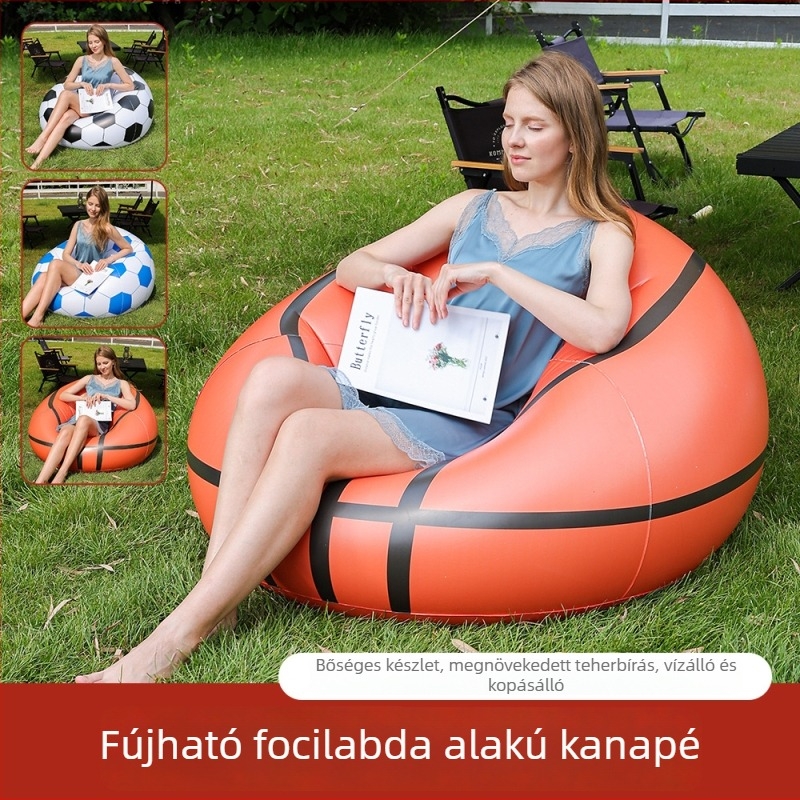 Felfújható kanapé - gömb alakú, modern letisztult stílus; PVC vastagság 0,25 mm; súly 850 g; modell 91112; felnőttek számára