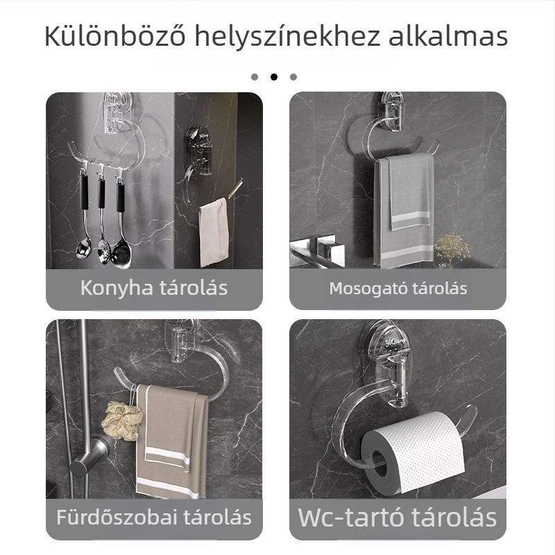ABS törölközőtartó, 10 darabos csomag, nem importált