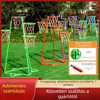 Baer Gyerekeknek Szánt Vas Kosárlabda Állvány (Anyag: 38427153890; Súly: 10 kg; Kategória: Labdátartó / Kosárlabda panel)