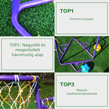 Baer Gyerekeknek Szánt Vas Kosárlabda Állvány (Anyag: 38427153890; Súly: 10 kg; Kategória: Labdátartó / Kosárlabda panel)