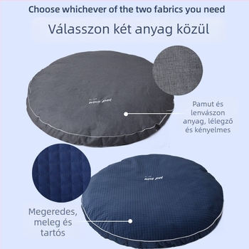 Niupet textil macskafészek – macska fekhely, egész éves használatra, levehető és mosható