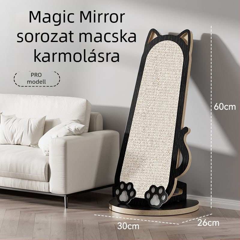 Juta anyagú falra szerelt macska karmoló tábla, rajzfilm stílus, kanapé védelem, a márka Chong Duoduo