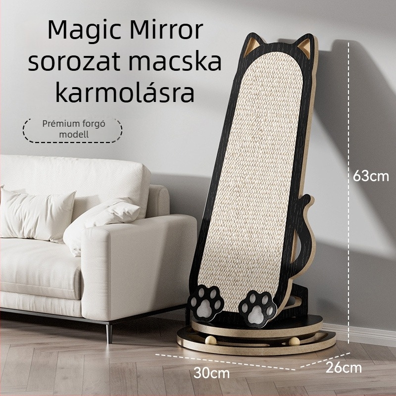 Juta anyagú falra szerelt macska karmoló tábla, rajzfilm stílus, kanapé védelem, a márka Chong Duoduo