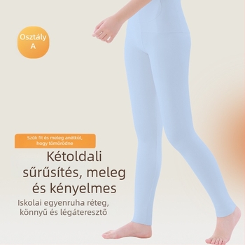 Lányok thermál nadrágok | 86,5% poliészter, 13,5% spandex | Őszi–téli szezon | 8 évesnél idősebbeknek (140 cm felett)