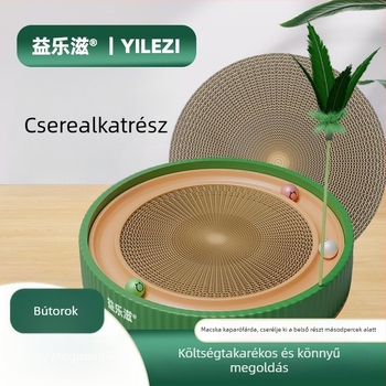 Kör alakú macska kaparódeszka – karcolásálló, kopásálló, szöszmentes, aranyos stílus