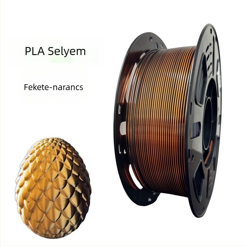 Silk PLA filament 3D nyomtatóhoz, FDM anyag, 1 kg, Pontosság ±0,02 mm