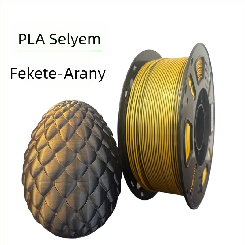 Silk PLA filament 3D nyomtatóhoz, FDM anyag, 1 kg, Pontosság ±0,02 mm