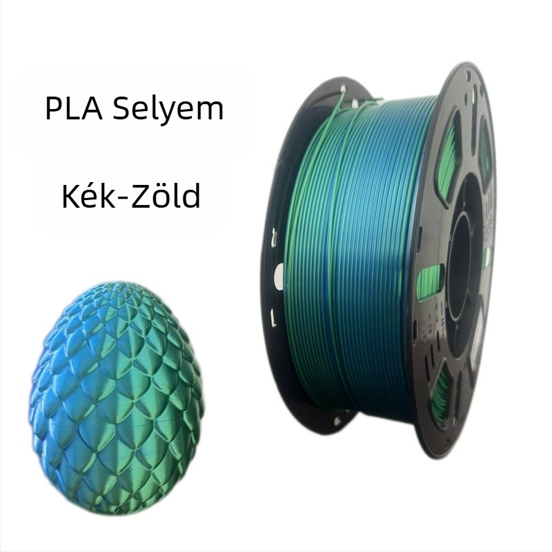 Silk PLA filament 3D nyomtatóhoz, FDM anyag, 1 kg, Pontosság ±0,02 mm