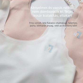 Tinédzser lánya edzőmelltartója formázott kosarakkal, lélegző nylon anyag és poliészter bélés