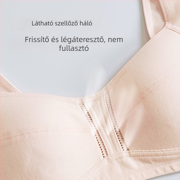 Pamut melltartó vest-stílusban 12–15 éveseknek, négyzet alakú kosár, vékony formázó kosár, belső nylon bélés