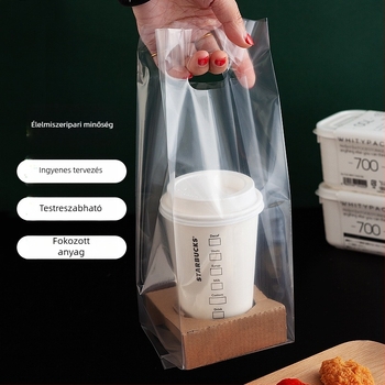 Italtartó tasak poharakhoz, dupla rétegű kivitel, 1–4 pohárhoz, tálca opciók: papír vagy fehér