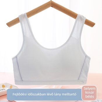Lányoknak készült sportos mellény 3/4-es kosármérettel, lélegző anyagból, regenerált cellulózrost bélés