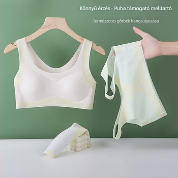 Vest-stílusú sportmelltartó lányoknak, teljes kosár, vékony formázott kosár, nylon anyag, pamut formázott kosár, rögzített dupla vállpántok, lélegző és izzadságfelszívó