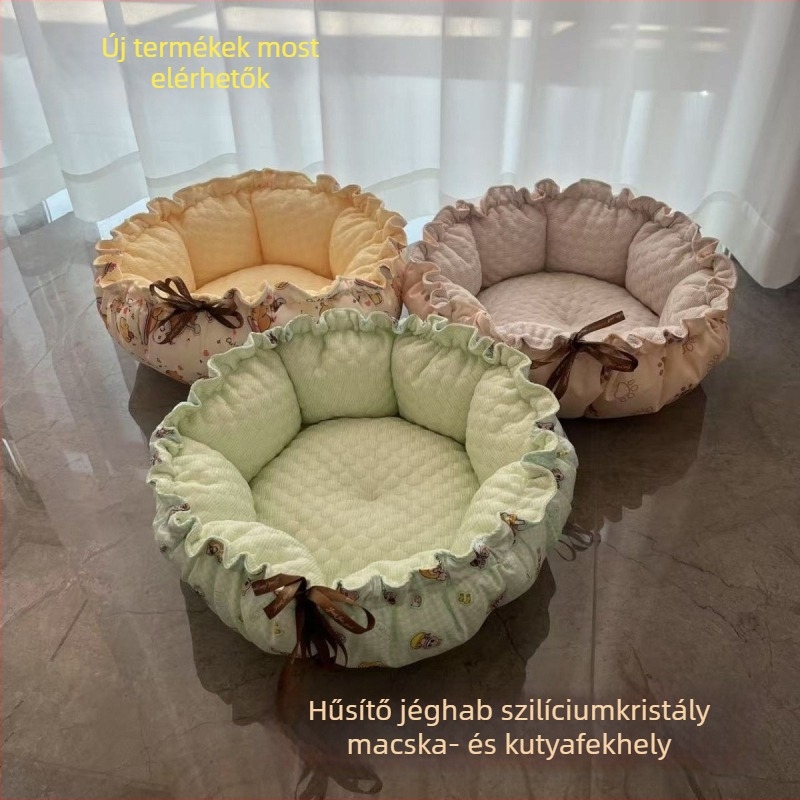 Macskaágy (szövet; minden évszakra; melegség; macskáknak)