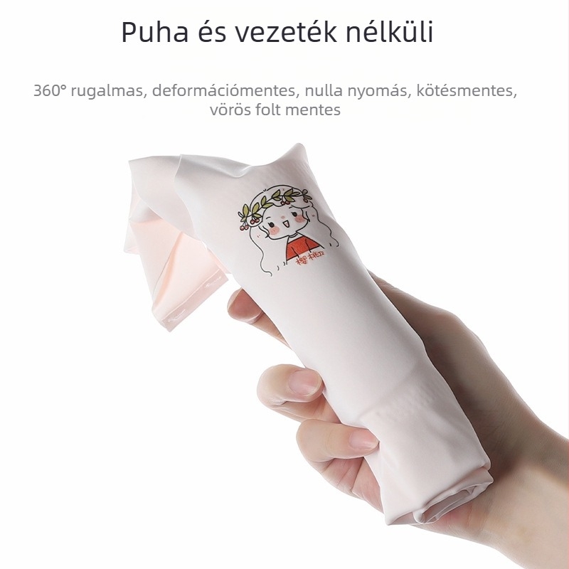 Lányoknak készült nejlonból készült mellény-stílusú alsónemű, vékony formázott kosarakkal, lélegző bélés