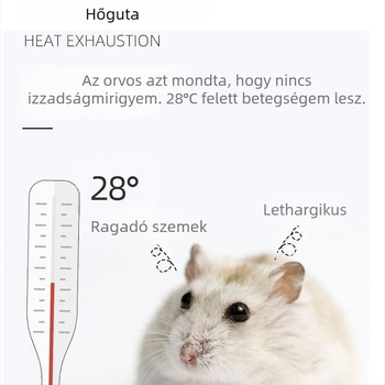 Kerámiából készült hörcsög ház, fa üreg imitációval, kerek alakú, vízálló, belső használatra