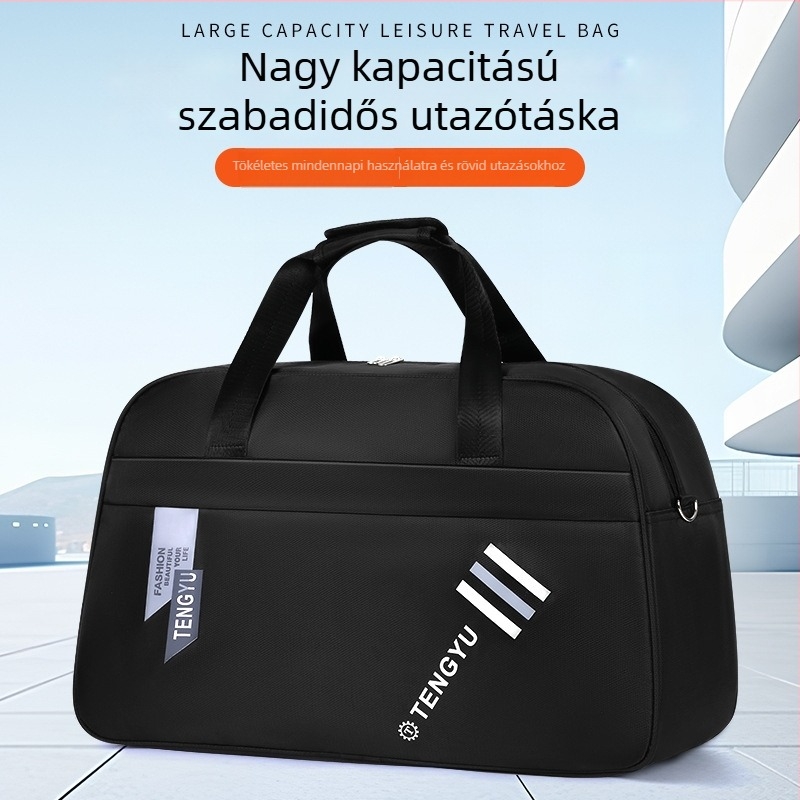 Uniszex hordozható utazótáska, 36–55 L, nagy kapacitás, vízálló, drágakő minta, Oxford anyag, több szín