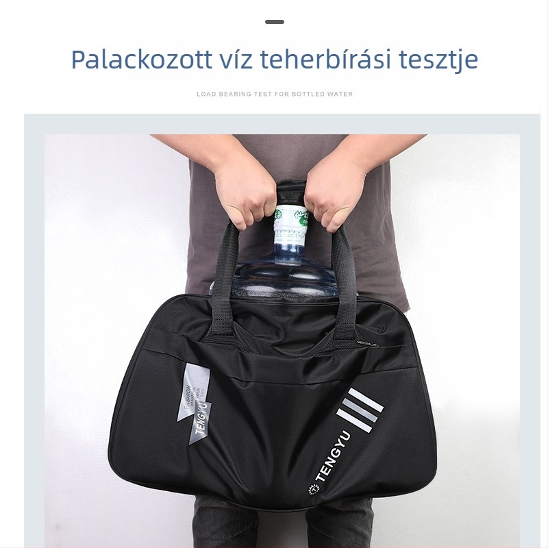 Uniszex hordozható utazótáska, 36–55 L, nagy kapacitás, vízálló, drágakő minta, Oxford anyag, több szín