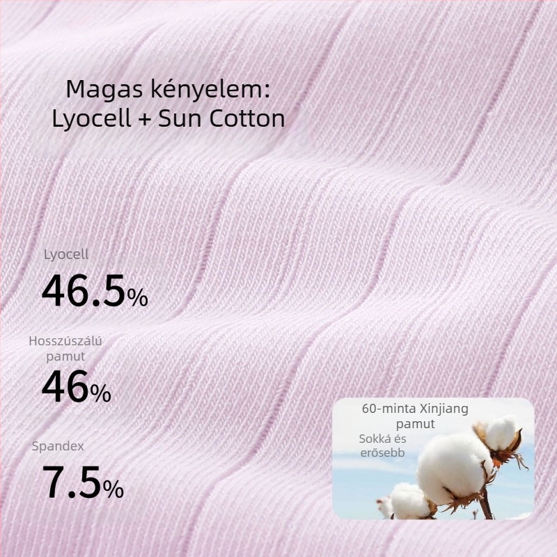 Lányok boxerbugyi, Lyocell-pamut-spandex keverék, antibakteriális 7A, 8 éves vagy idősebb gyermekeknek