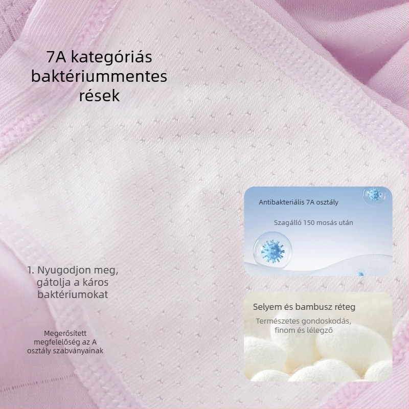 Lányok boxerbugyi, Lyocell-pamut-spandex keverék, antibakteriális 7A, 8 éves vagy idősebb gyermekeknek