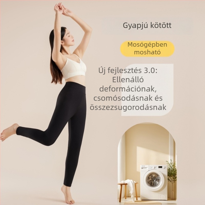 Háromrétegű, extravastag akril szálas termikus nadrág velúr béléssel, uniszex, rugalmas és meleg.