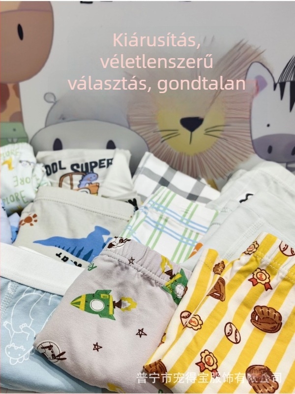 10 darab pamut fiú alsónemű, A osztály, nagyobb gyerekeknek