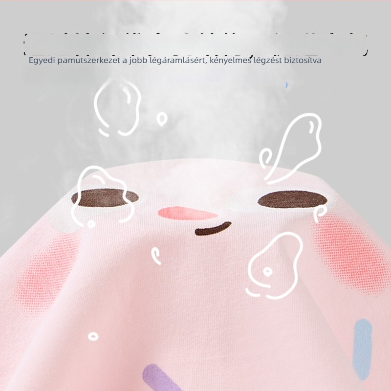 Nidobear Lányos antibakteriális pamut alsónemű, 95% pamut, 3–8 éveseknek