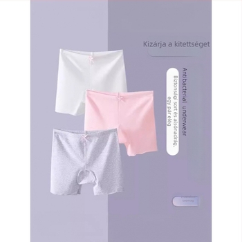 Rouru Lányoknak Pamut Biztonságos Alsónemű, Varratmentes, 95% Pamut, Középmagas Derékú, 3–8 éveseknek